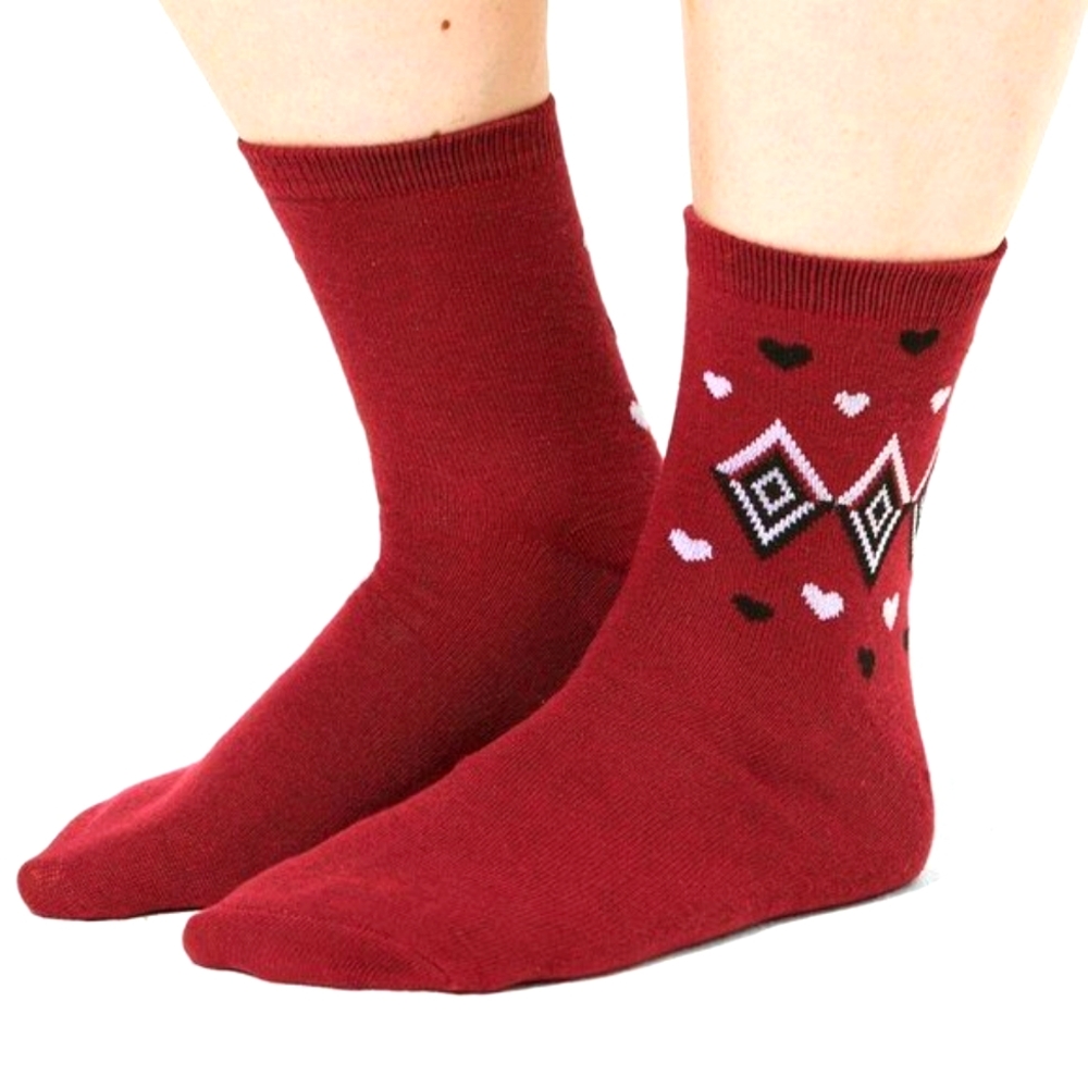 ❤️NWT TORRID WIDE WIDTH 3 PACK RIBBED CREW SOCKS - HEART & STAR GRAPHIC PRINT